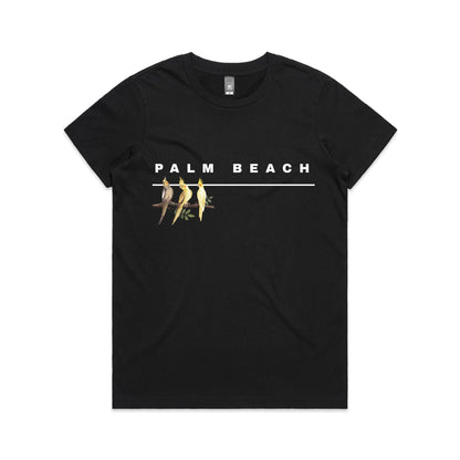 Lost Manly custom logo Palm Beach edition AS Colour Women's Maple Tee - Lost Manly Shop