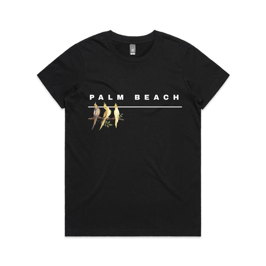 Lost Manly custom logo Palm Beach edition AS Colour Women's Maple Tee - Lost Manly Shop