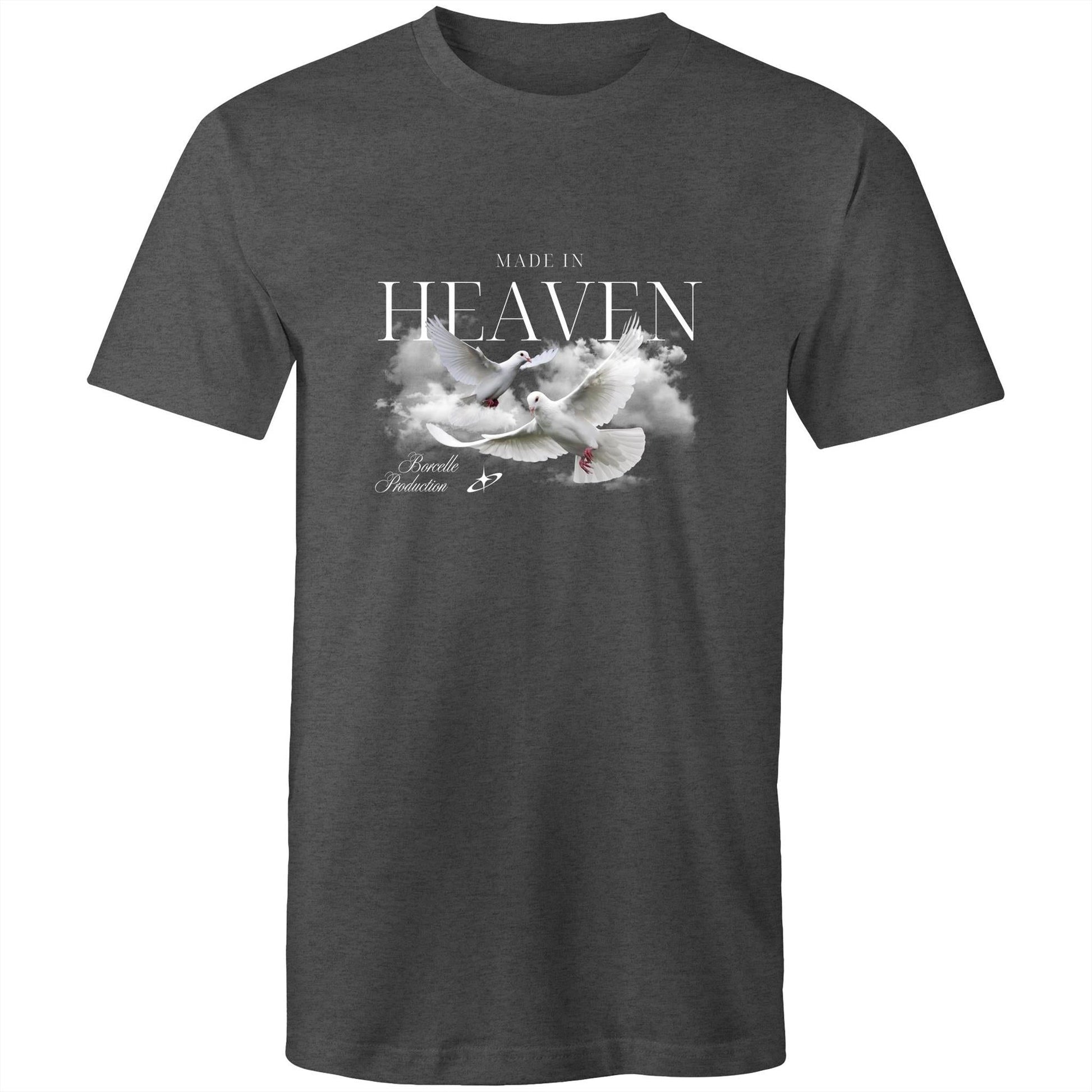 Mens T-Shirt Heaven custom logo 