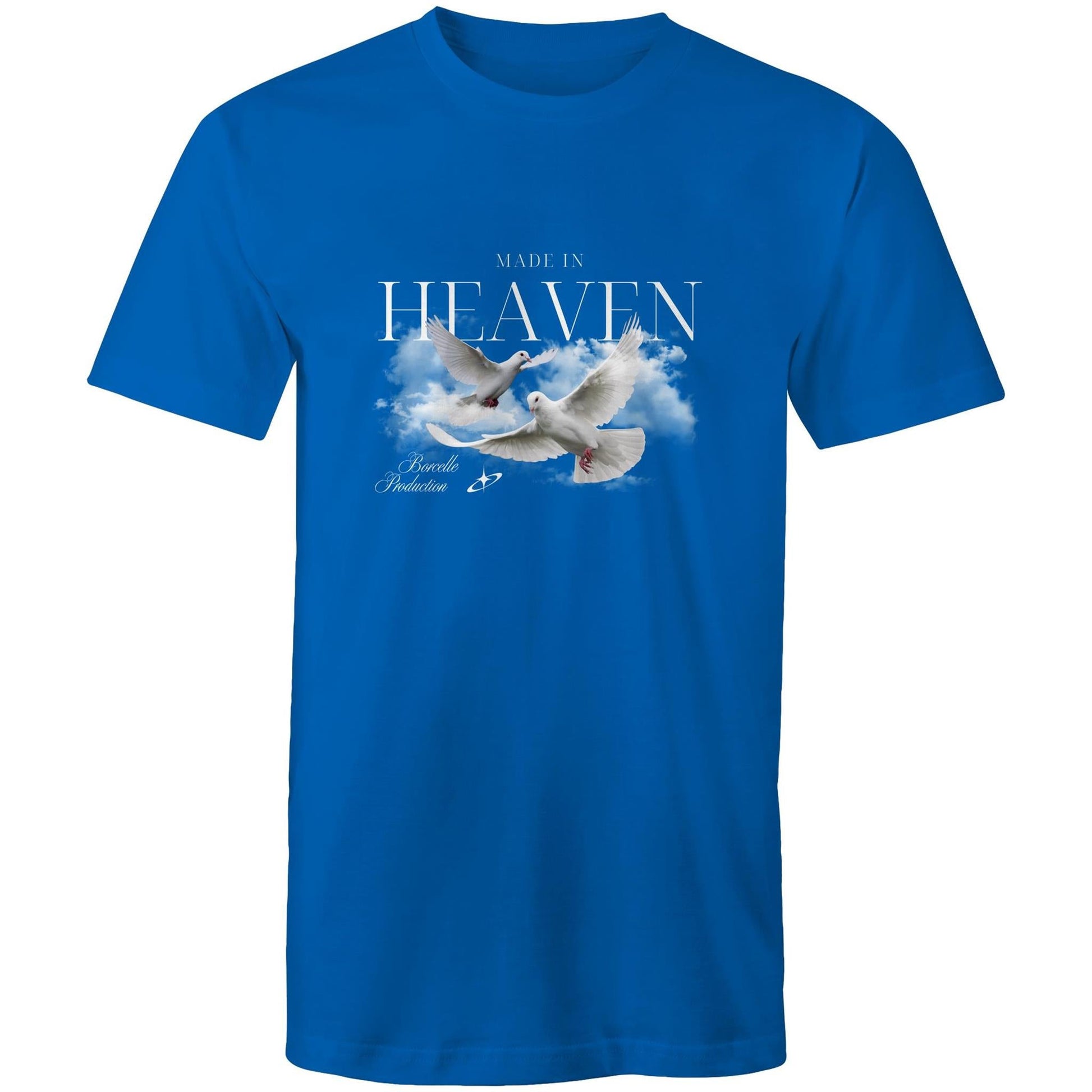Mens T-Shirt Heaven custom logo 
