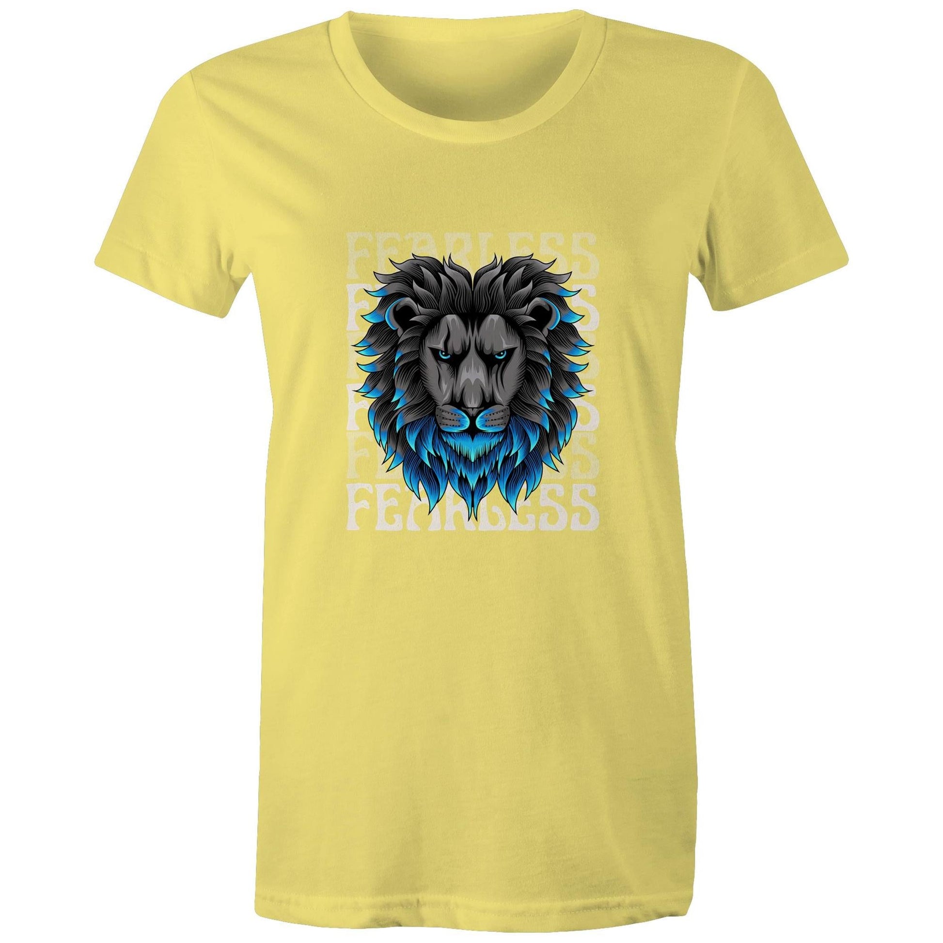 Women's Maple Tee Fearless Print 