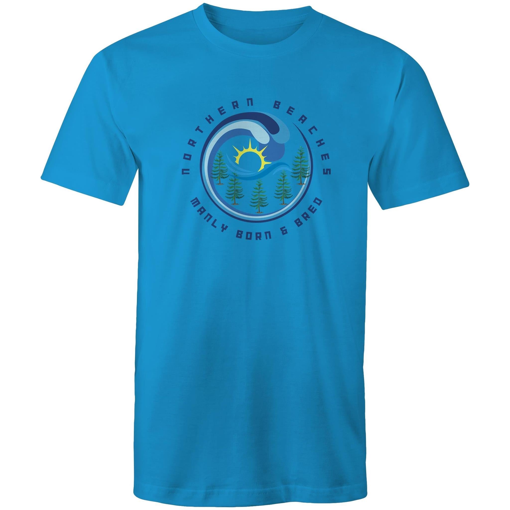 Manly Born n Bred Northern Beaches Sydney Australia Printed Logo T-Shirt Ogo Merch