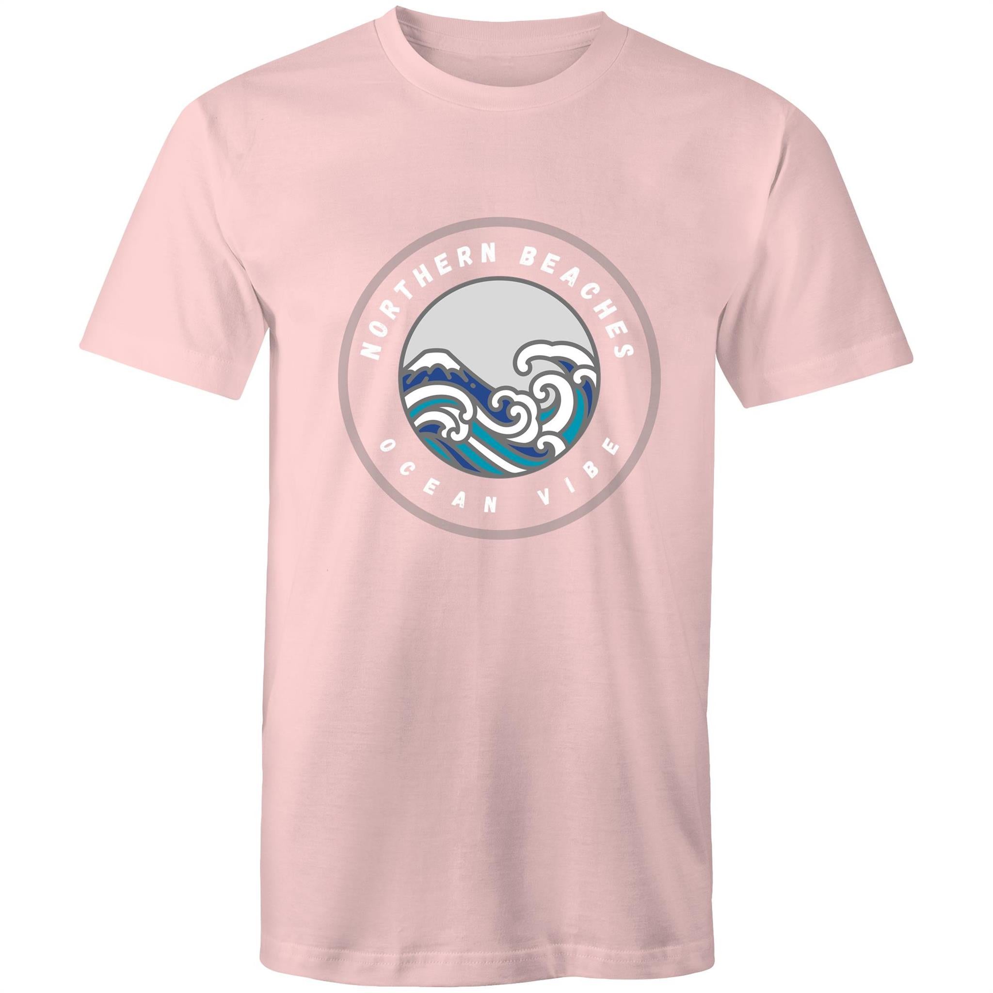 Northern Beaches Ocean Vibe custom logo printed on AS Colour Staple - Mens T-Shirt 