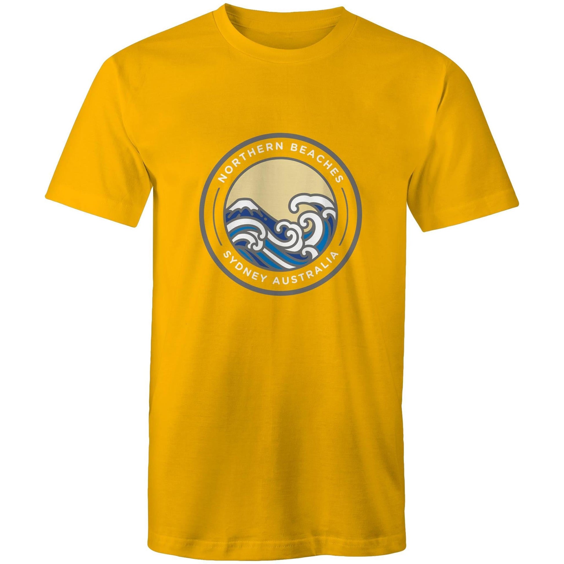AS Colour Staple - Mens T-Shirt Northern Beaches Sydney Australia logo front - Lost Manly Shop