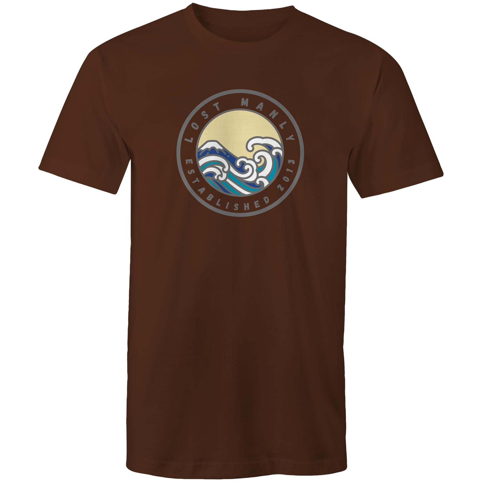 Lost Manly Northern Beaches Sydney Australia Printed Logo T-Shirt Ogo Merch