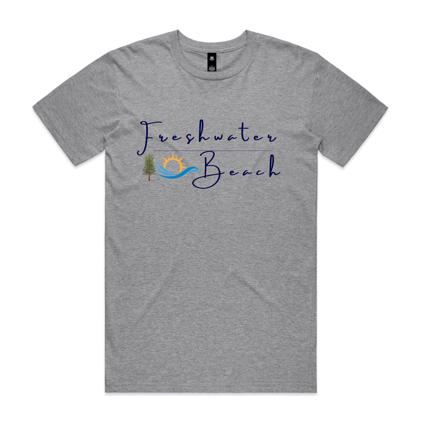 Freshwater Beach custom logo collection Comfy Cotton Tee - Lost Manly Shop