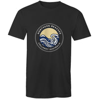 Mens Cotton T-Shirt Northern Beaches Collaroy logo - Lost Manly Shop