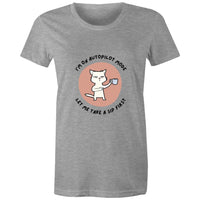 Maple Tee Need Coffee Logo Print 