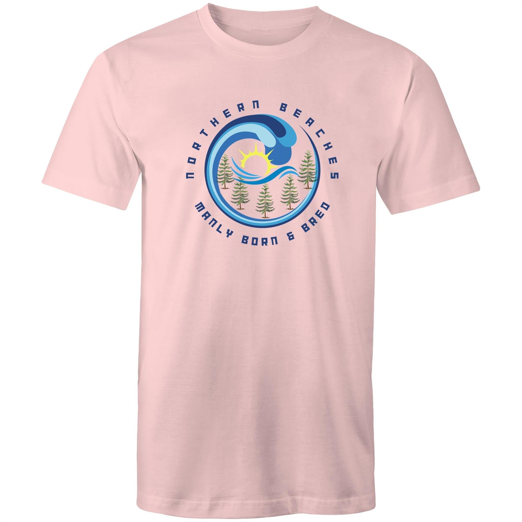 Manly Born n Bred Northern Beaches Sydney Australia Printed Logo T-Shirt Ogo Merch