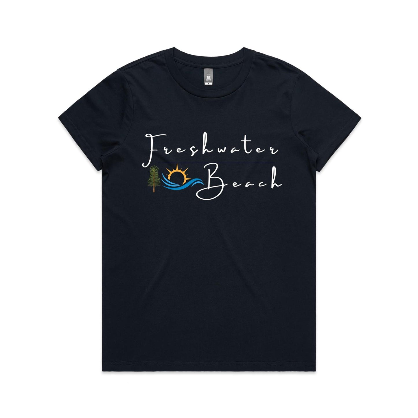 Lost Manly custom logo Freshwater Beach edition AS Colour Women's Maple Tee - Lost Manly Shop