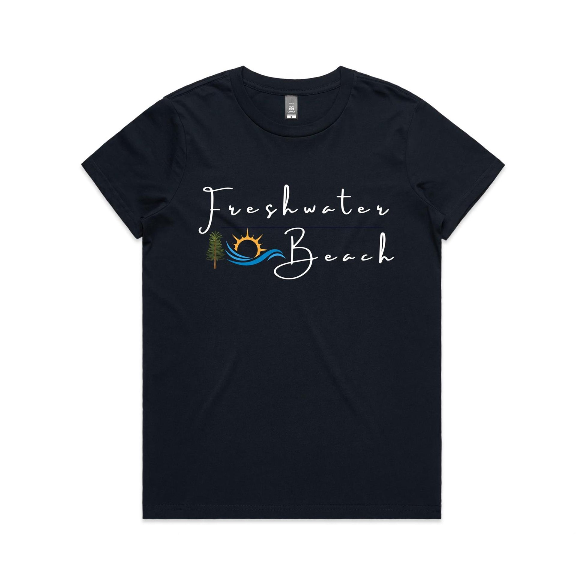 Lost Manly custom logo Freshwater Beach edition AS Colour Women's Maple Tee - Lost Manly Shop
