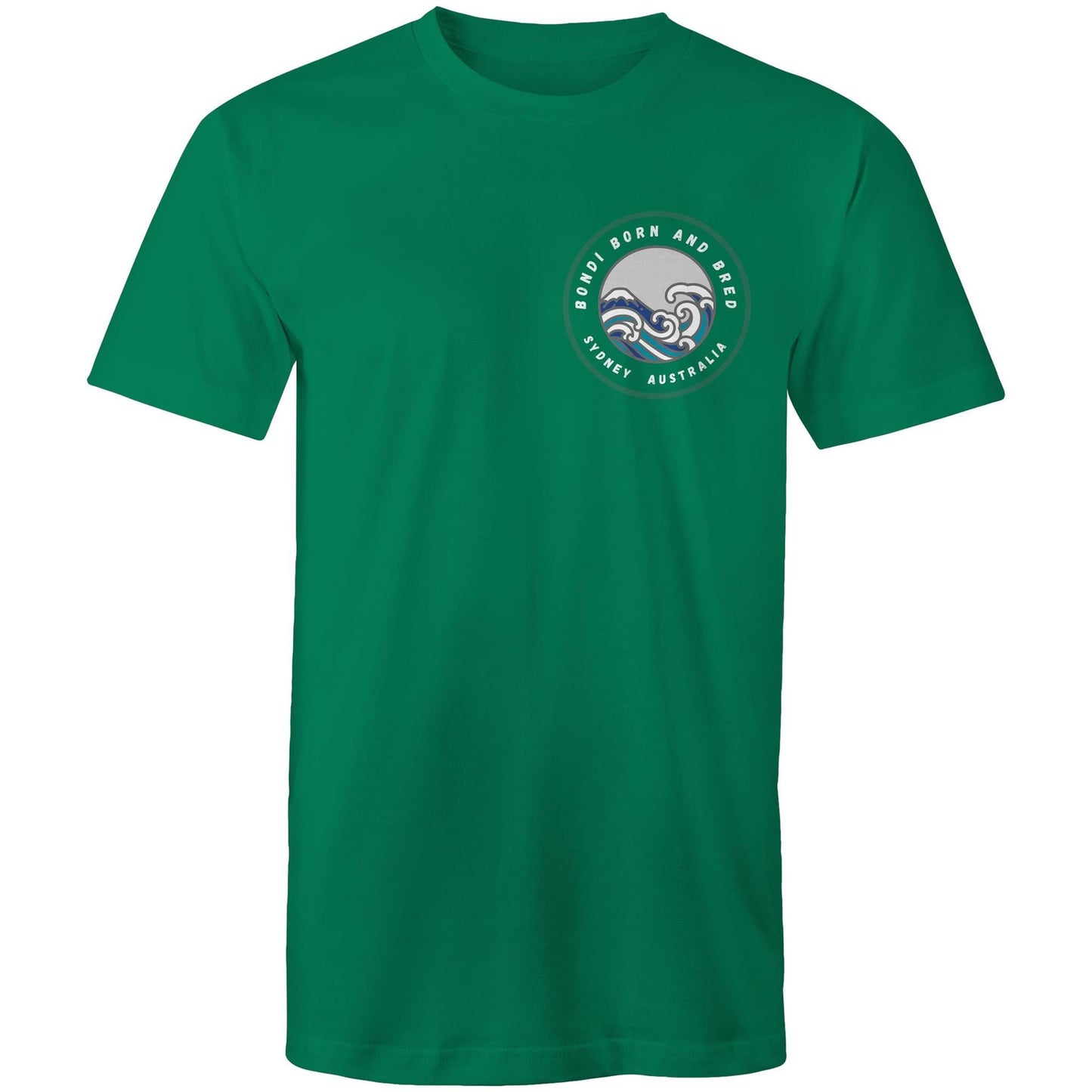 AS Colour Staple - Mens T-Shirt Bondi Born and Bred custom logo front Ogo Merch
