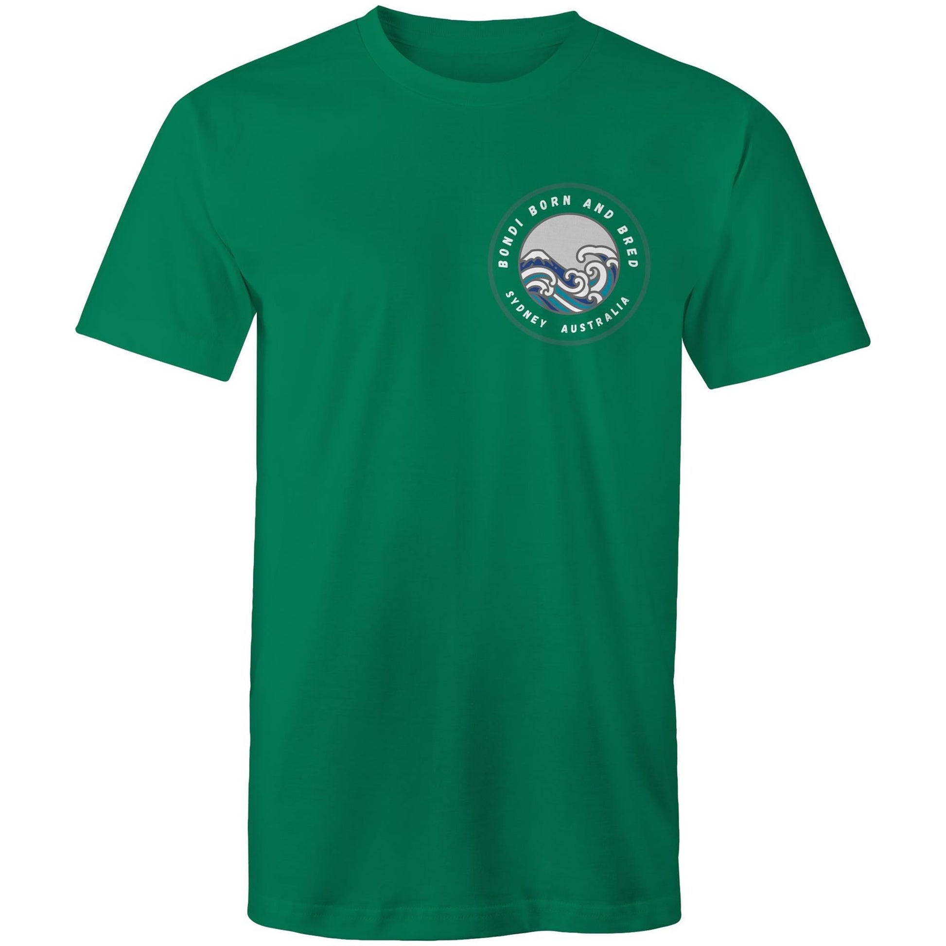 AS Colour Staple - Mens T-Shirt Bondi Born and Bred custom logo front Ogo Merch
