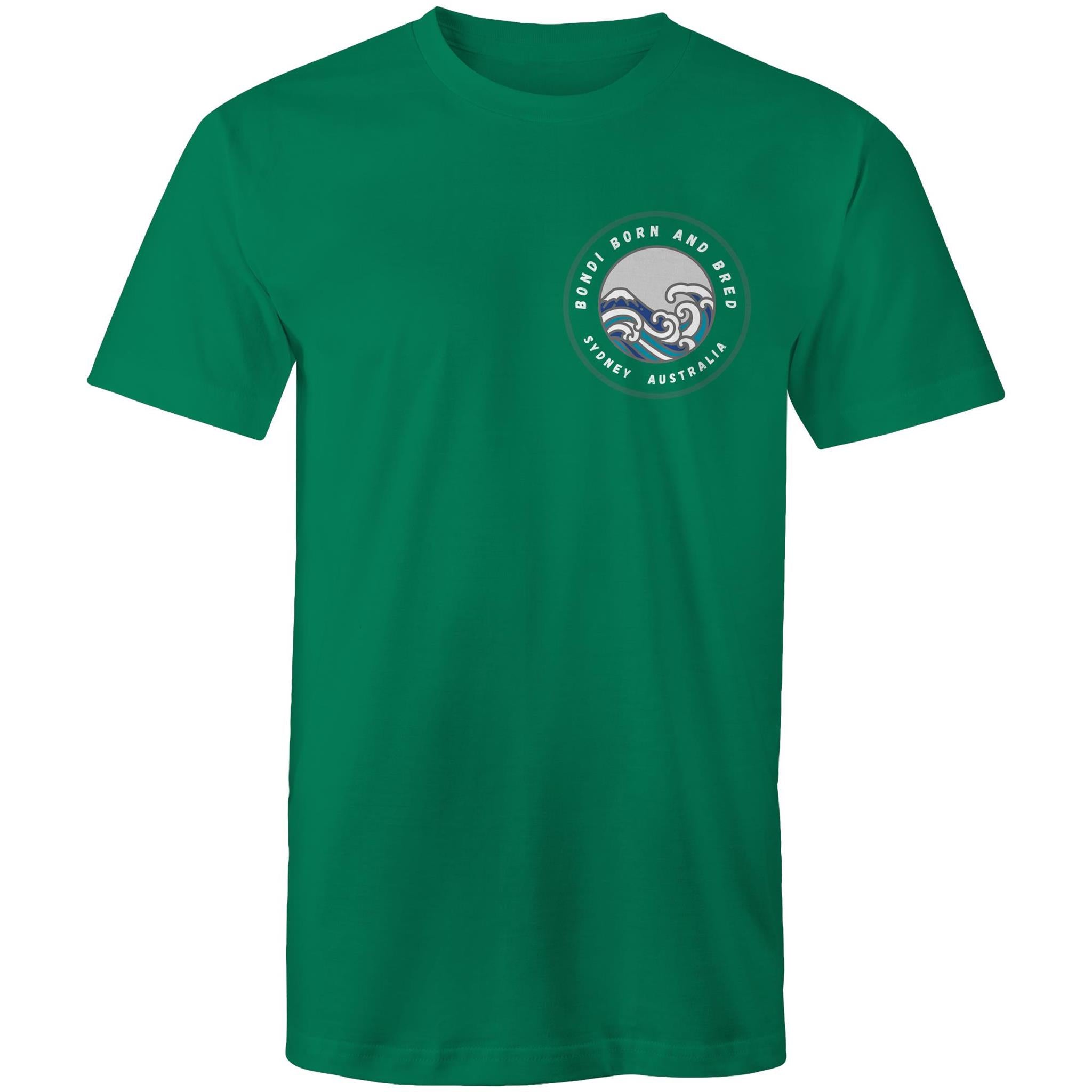 AS Colour Staple - Mens T-Shirt Bondi Born and Bred custom logo front Ogo Merch