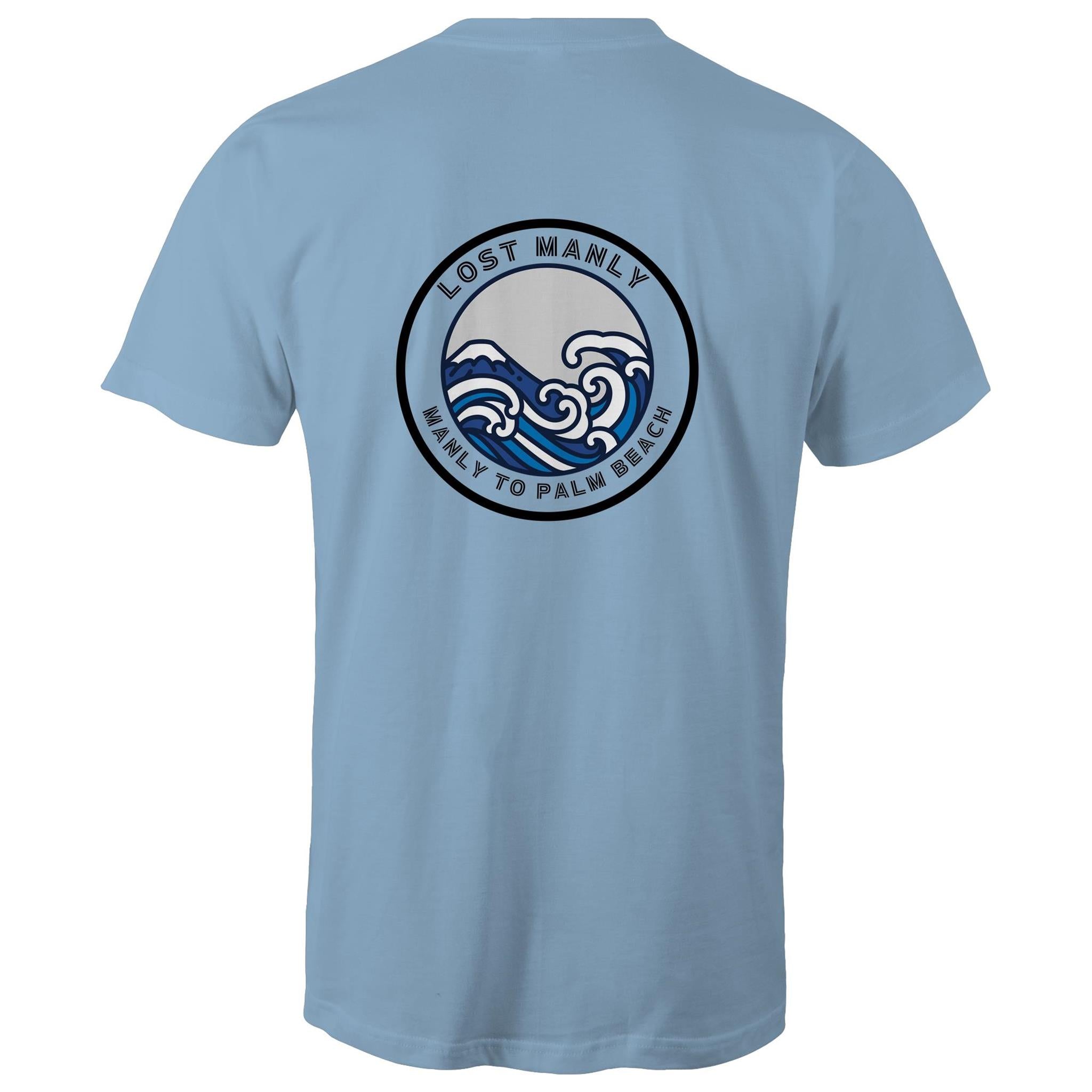 Lost Manly Northern Beaches Sydney Australia Printed Logo T-Shirt Ogo Merch