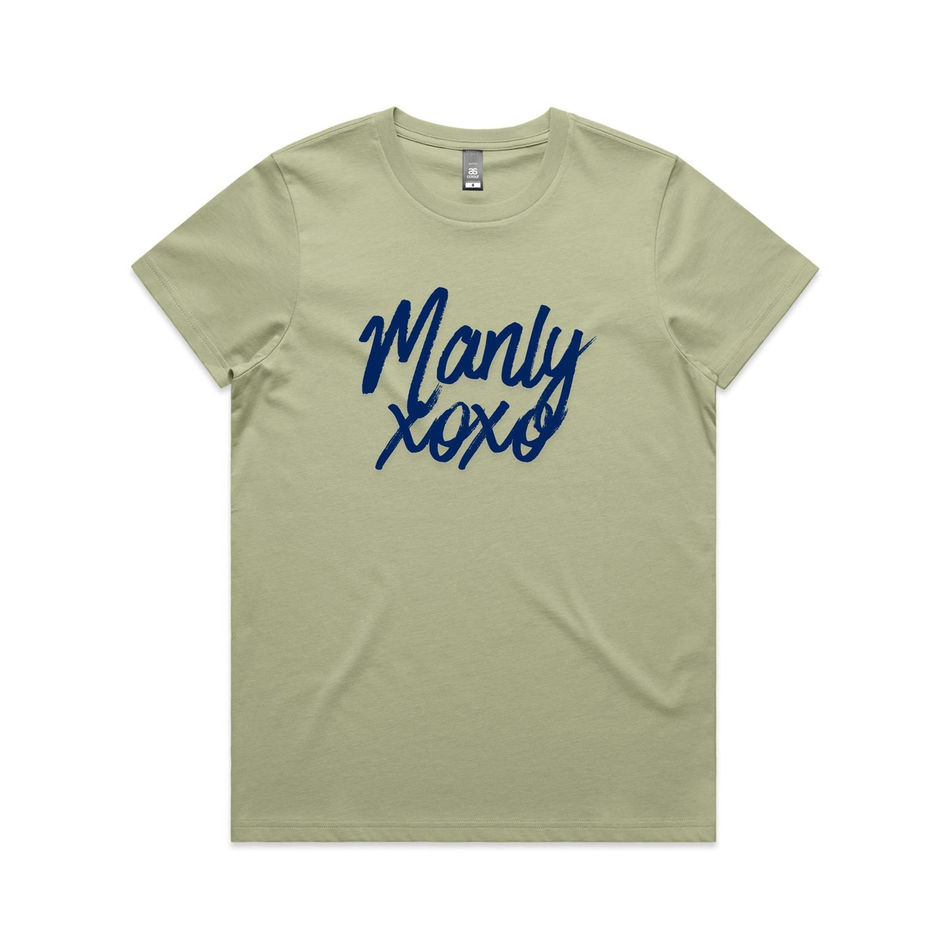 Lost Manly Custom Logo Manly xoxo Edition AS Colour Women's Maple Tee - Lost Manly Shop