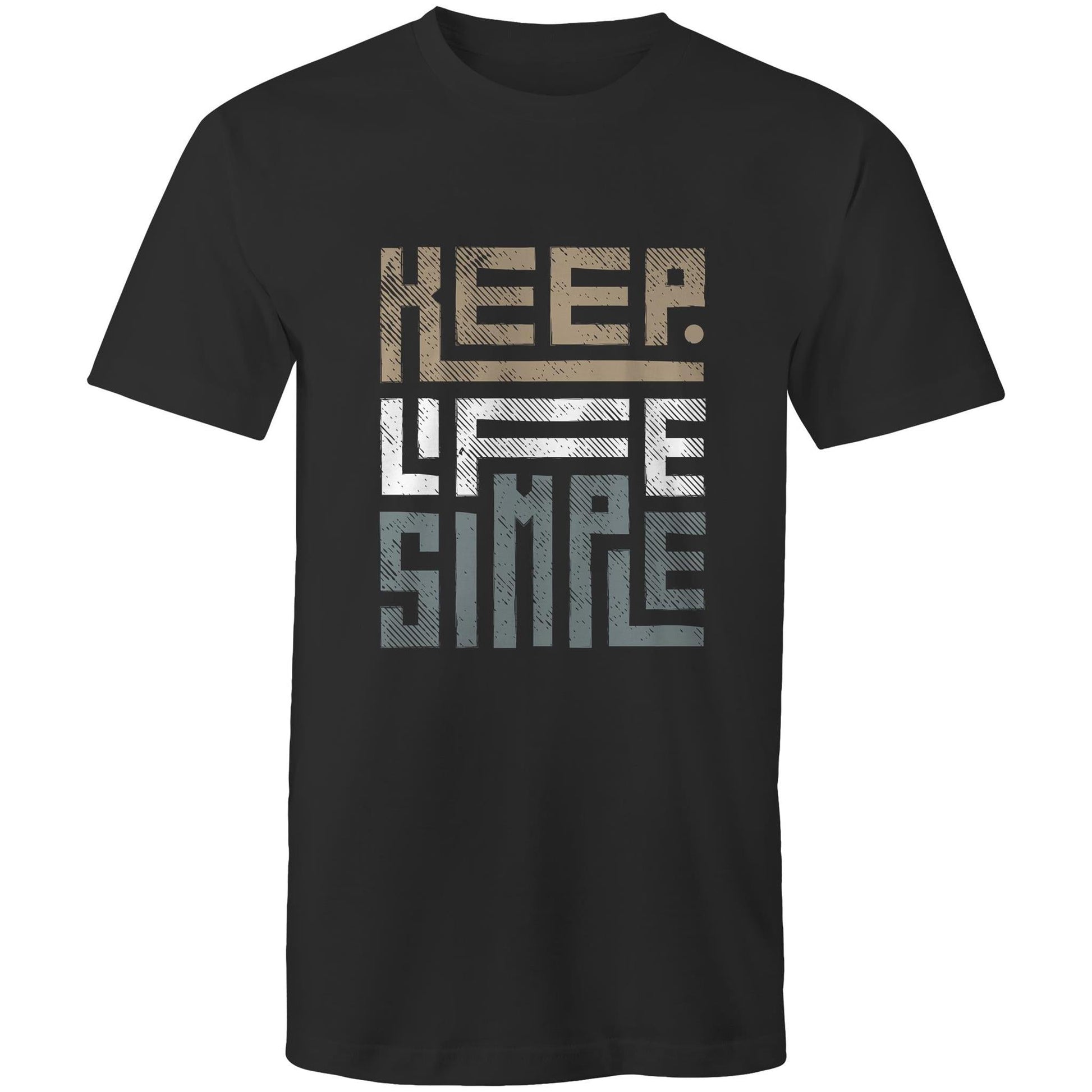 Mens T-Shirt Keep Life Simple 