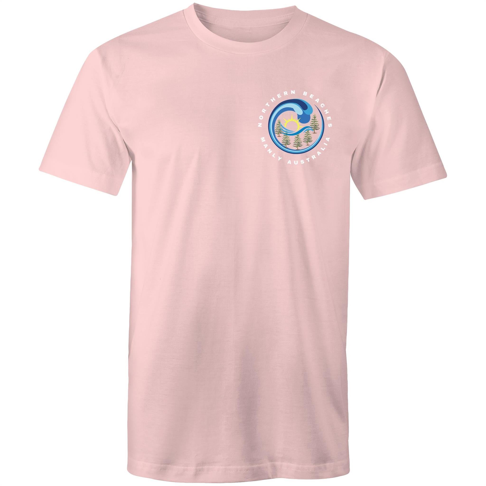 Northern Beaches Manly Australia front and back logo on AS Colour Staple Cotton Adult T-Shirt Ogo Merch