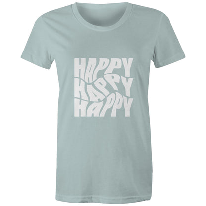 Women's Maple Tee Happy 