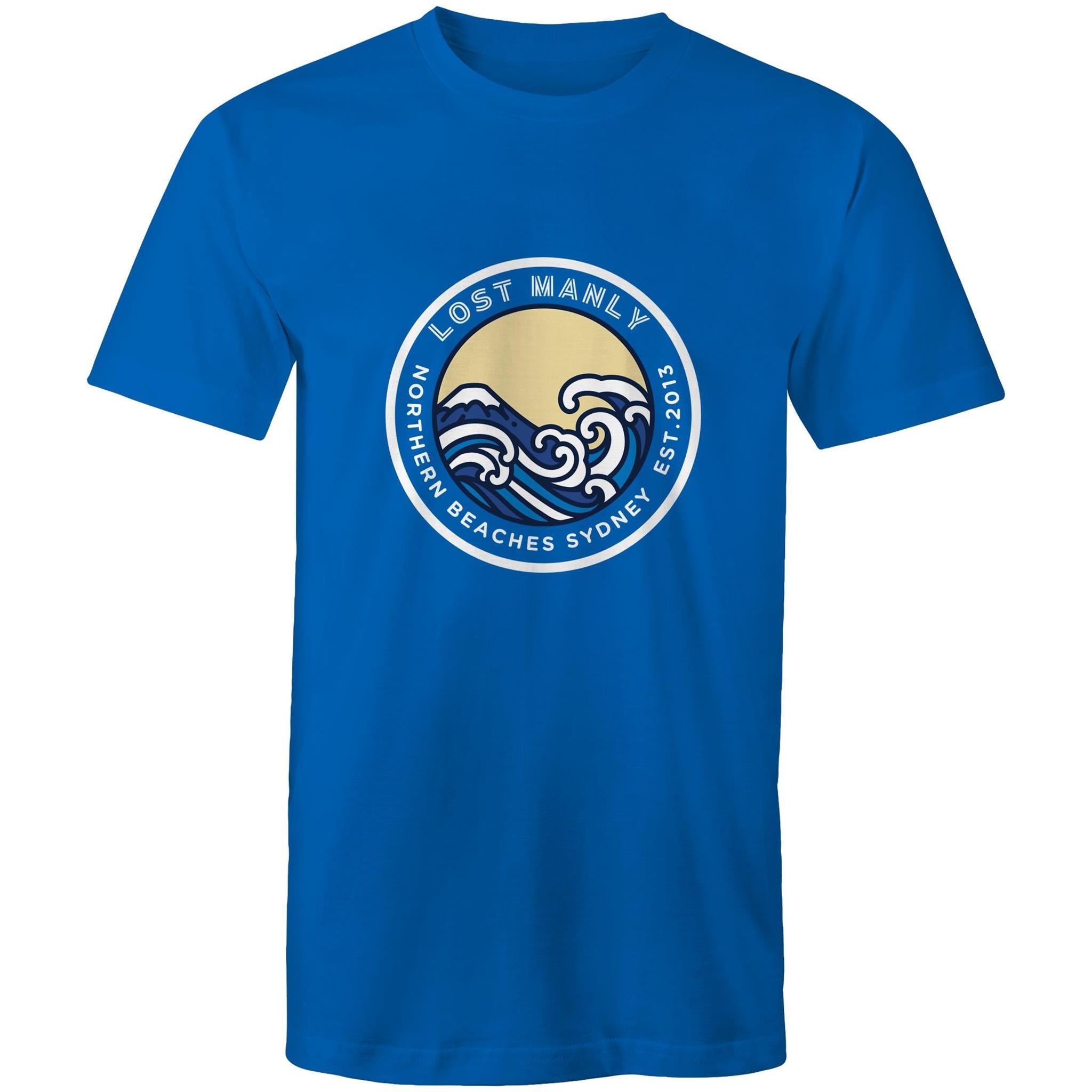 Lost Manly Northern Beaches Sydney Australia Printed Logo T-Shirt Ogo Merch