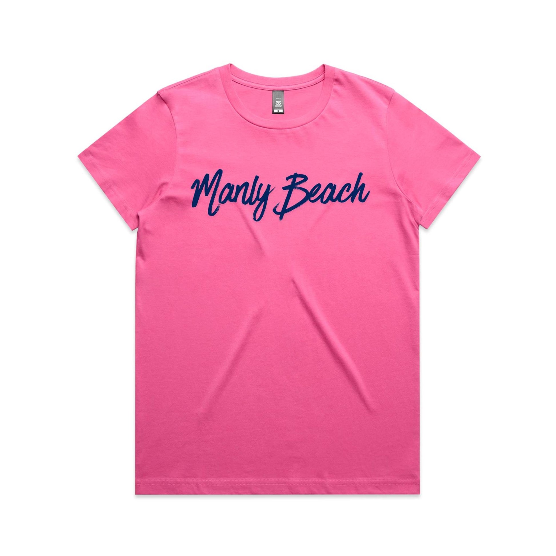 Lost Manly Custom Manly Beach Logo Edition AS Colour Women's Maple Tee - Lost Manly Shop