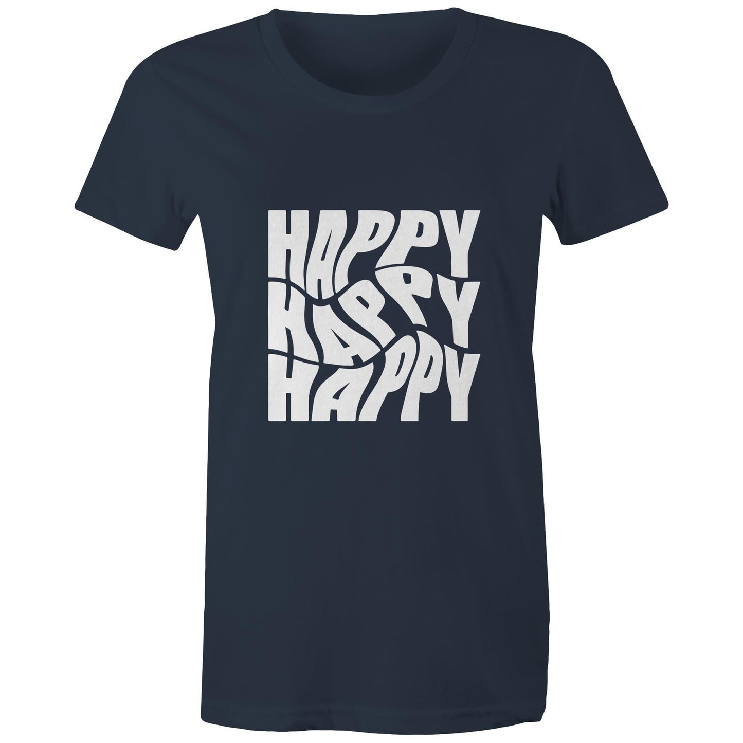 Women's Maple Tee Happy 