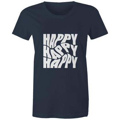 Women's Maple Tee Happy 