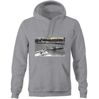 Northern Beaches Vintage Graphic Pocket Hoodie Sweatshirt 