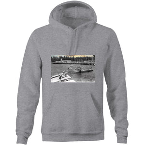 Northern Beaches Vintage Graphic Pocket Hoodie Sweatshirt 