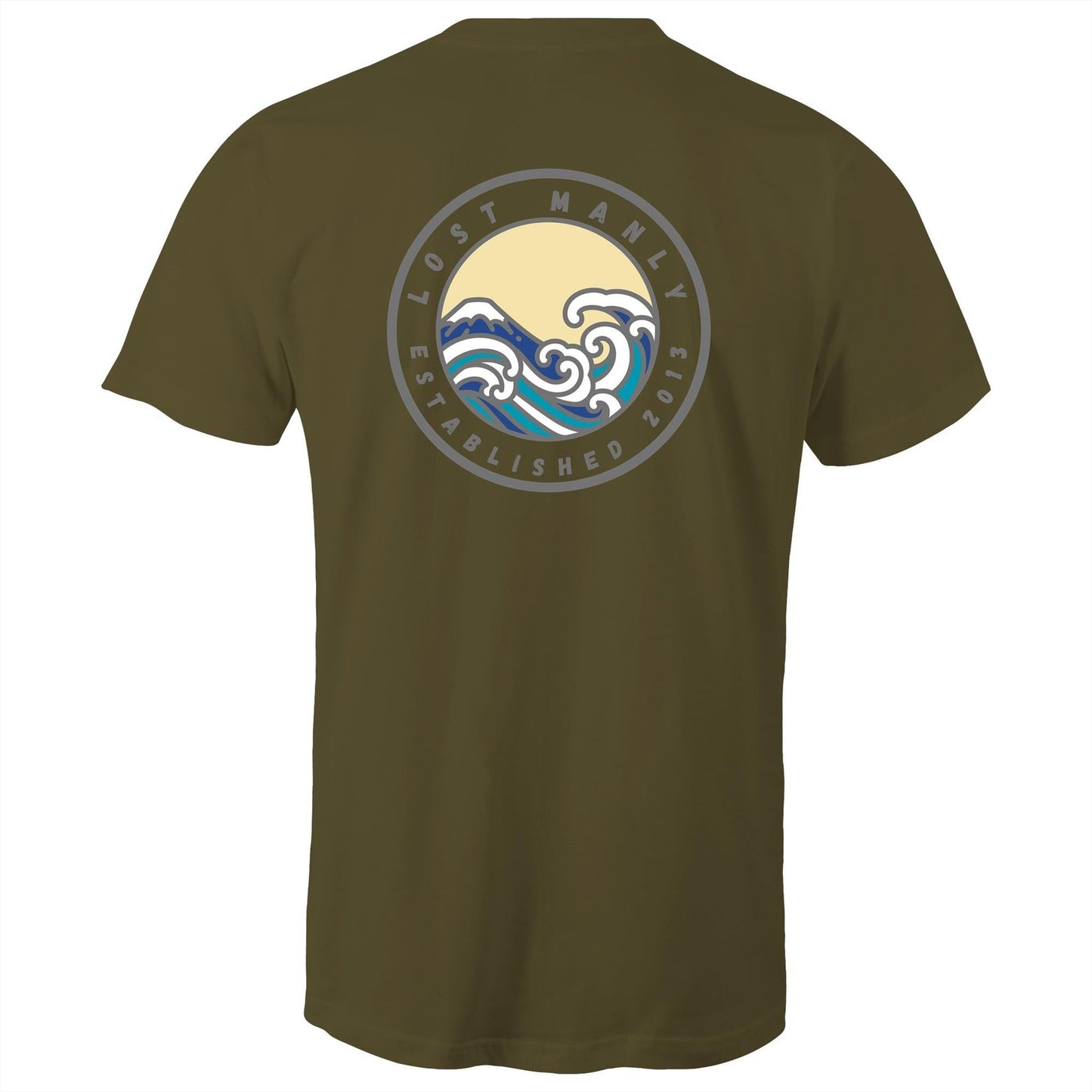 Lost Manly Northern Beaches Sydney Australia logo Printed T-Shirt Ogo Merch