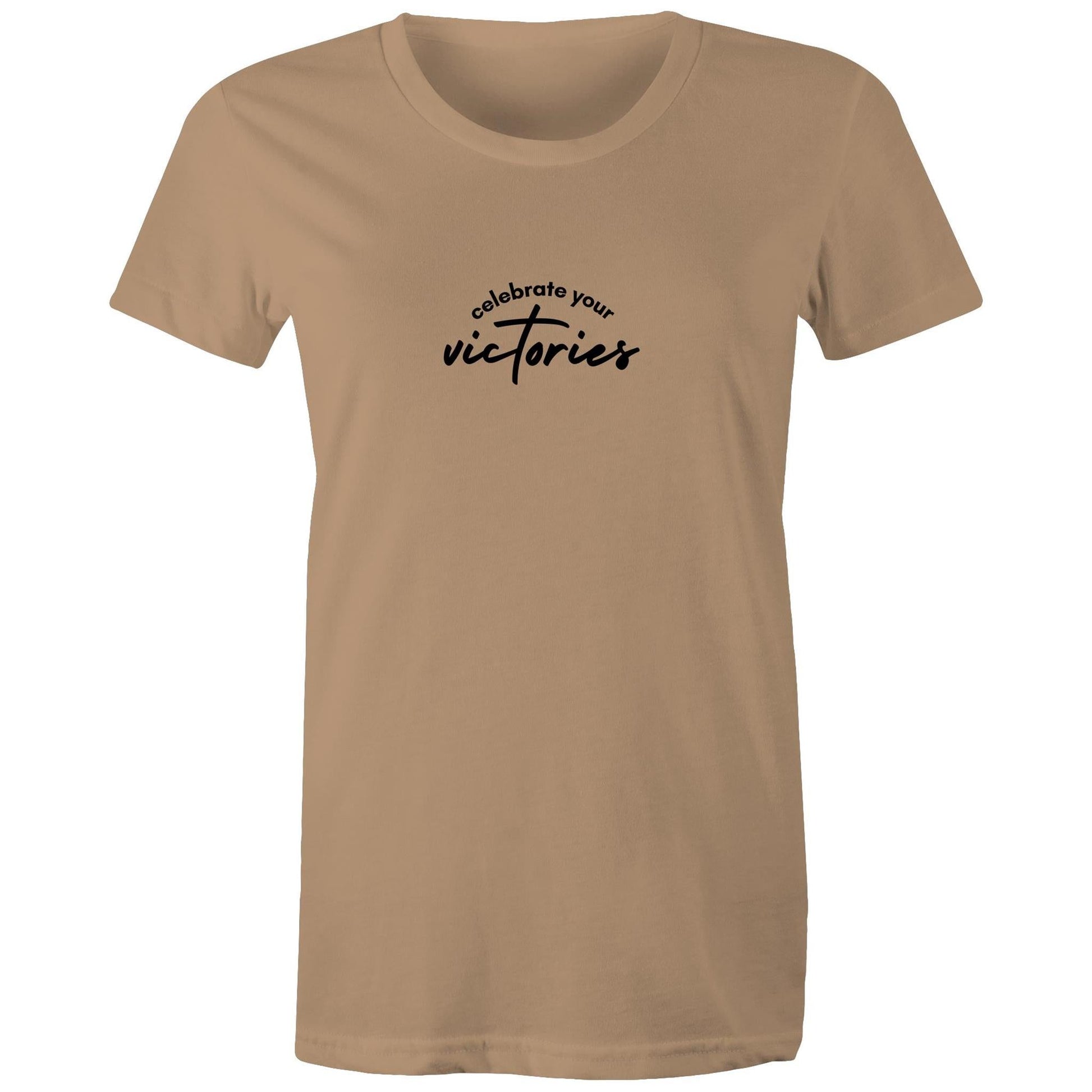 Women's Maple Tee Celebrate your Victories 