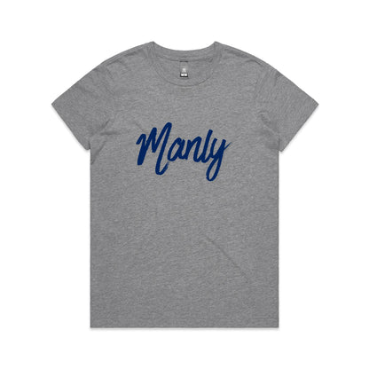 Lost Manly Custom Logo Manly Edition AS Colour Women's Maple Tee - Lost Manly Shop