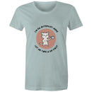 Maple Tee Need Coffee Logo Print 