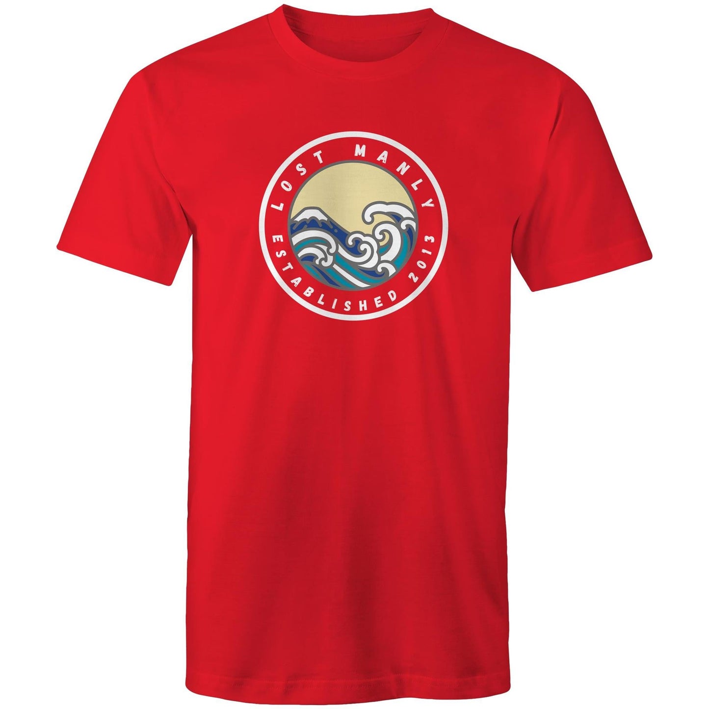 Lost Manly Northern Beaches Sydney Australia Printed Logo T-Shirt Ogo Merch
