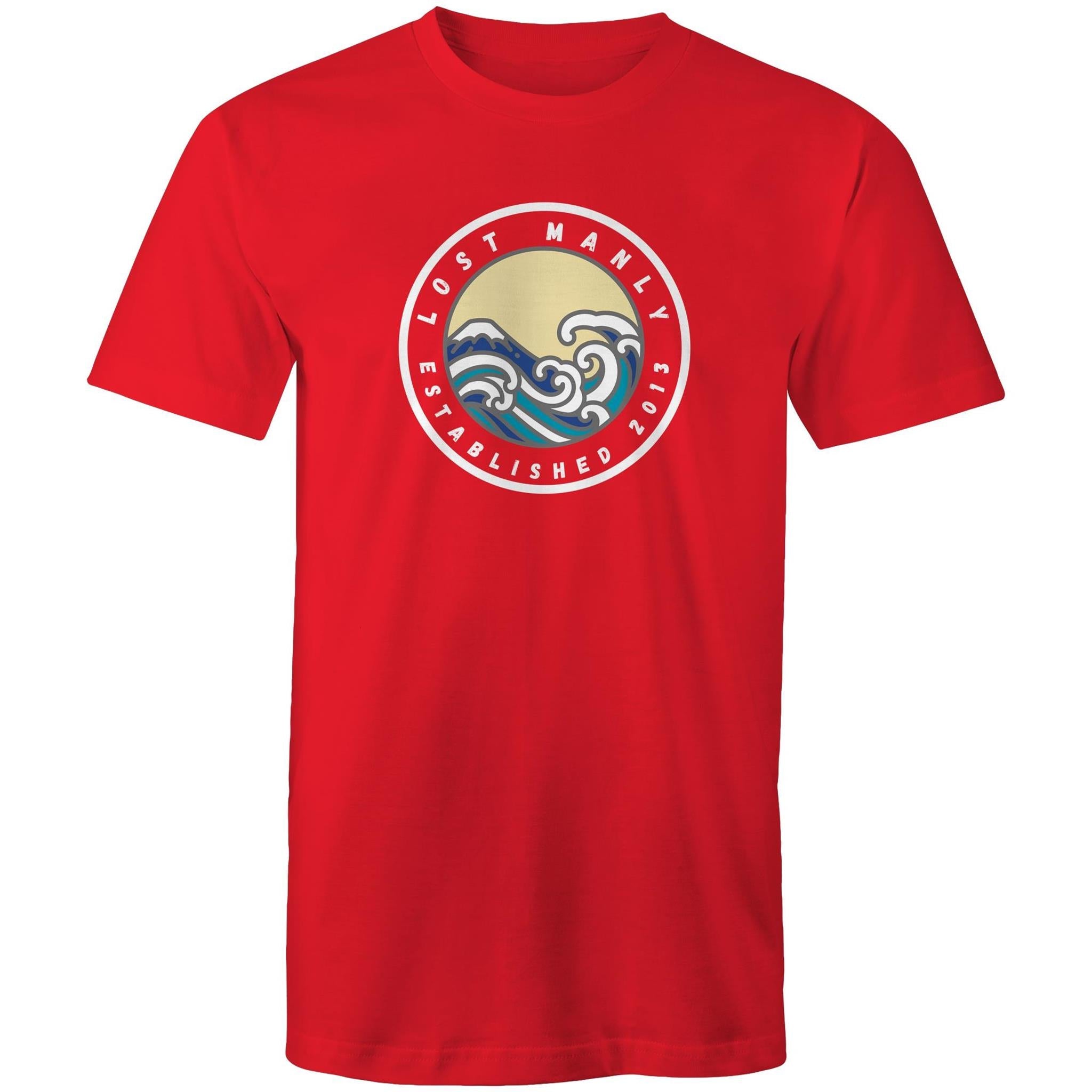 Lost Manly Northern Beaches Sydney Australia Printed Logo T-Shirt Ogo Merch