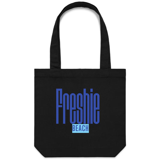 Lost Manly custom logo Freshie Beach edition AS Colour - Shoulder Canvas Tote Bag - Lost Manly Shop