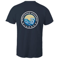 Bondi Born n Bred / Bilgola custom logos printed on AS Colour Staple - Mens T-Shirt 