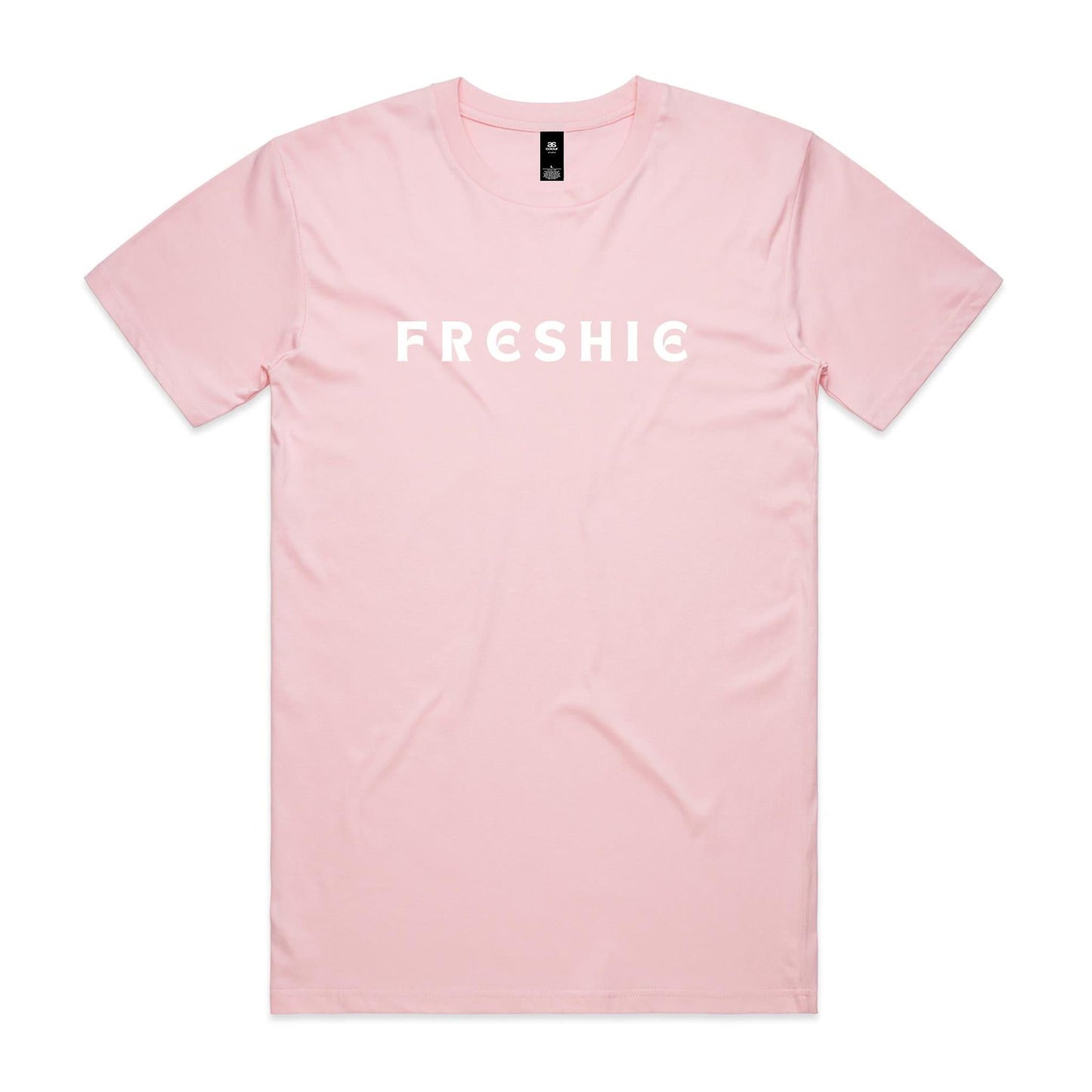 AS Colour Staple Tee Freshie custom logo white font 