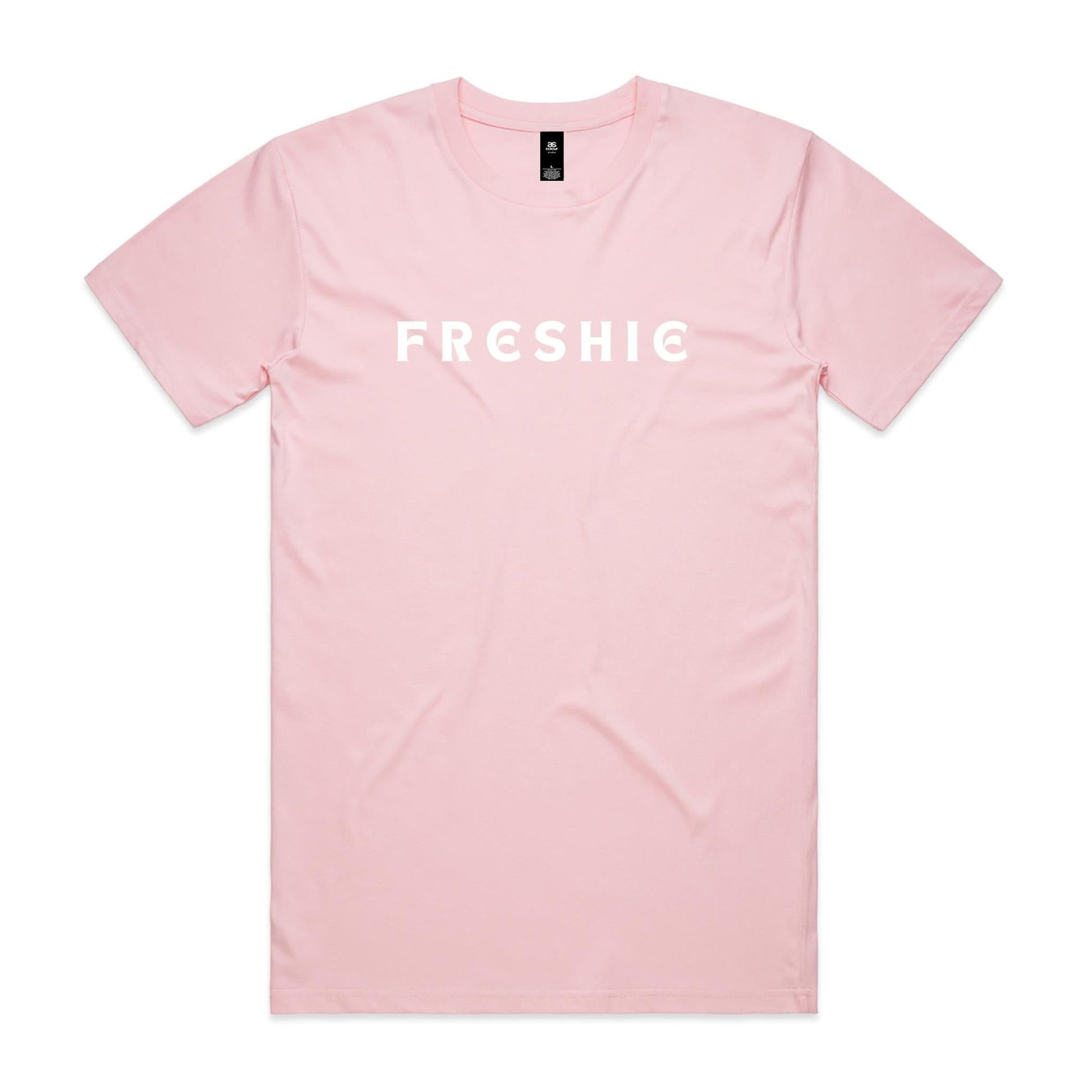 AS Colour Staple Tee Freshie custom logo white font 