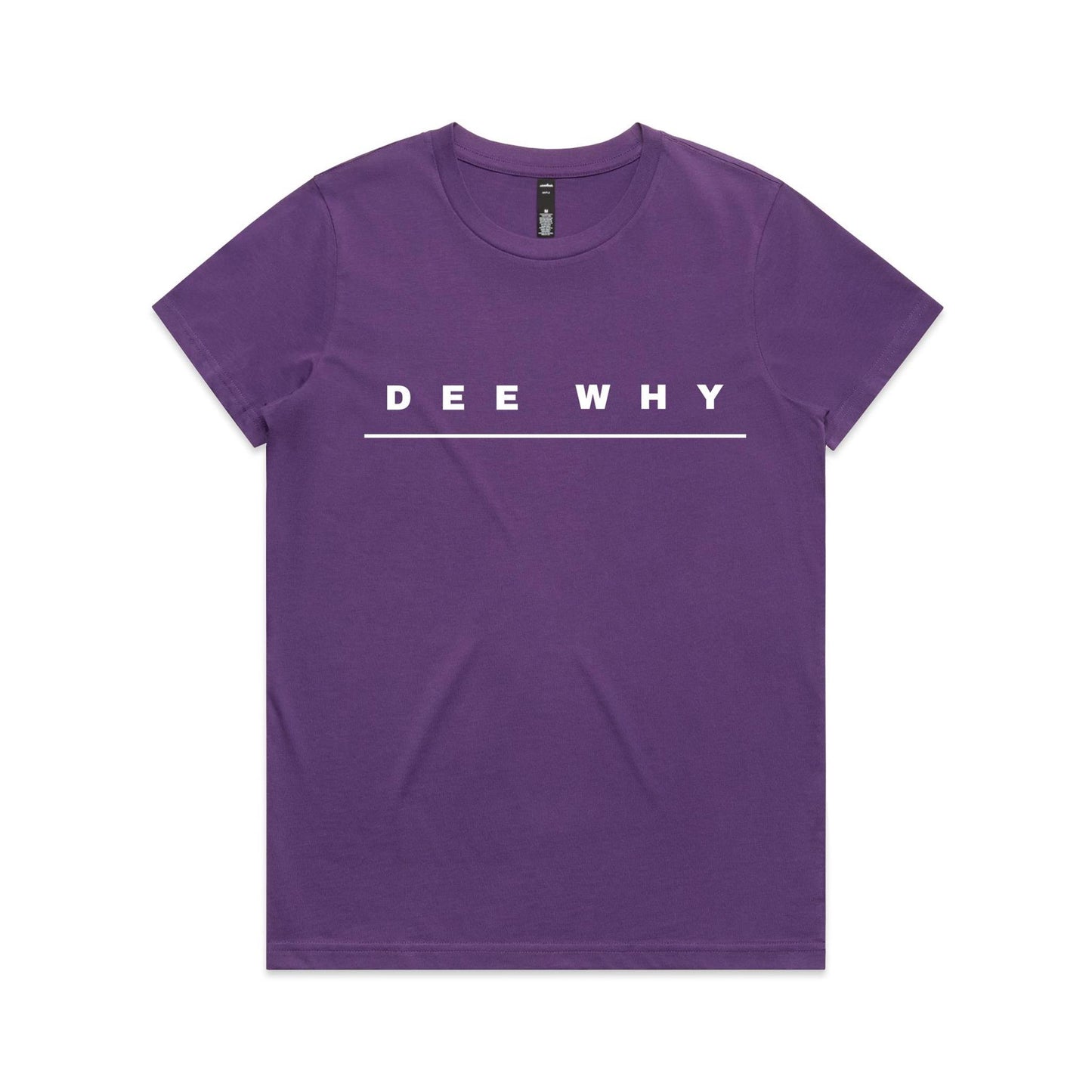 Lost Manly custom logo Dee Why edition AS Colour Women's Maple Tee - Lost Manly Shop