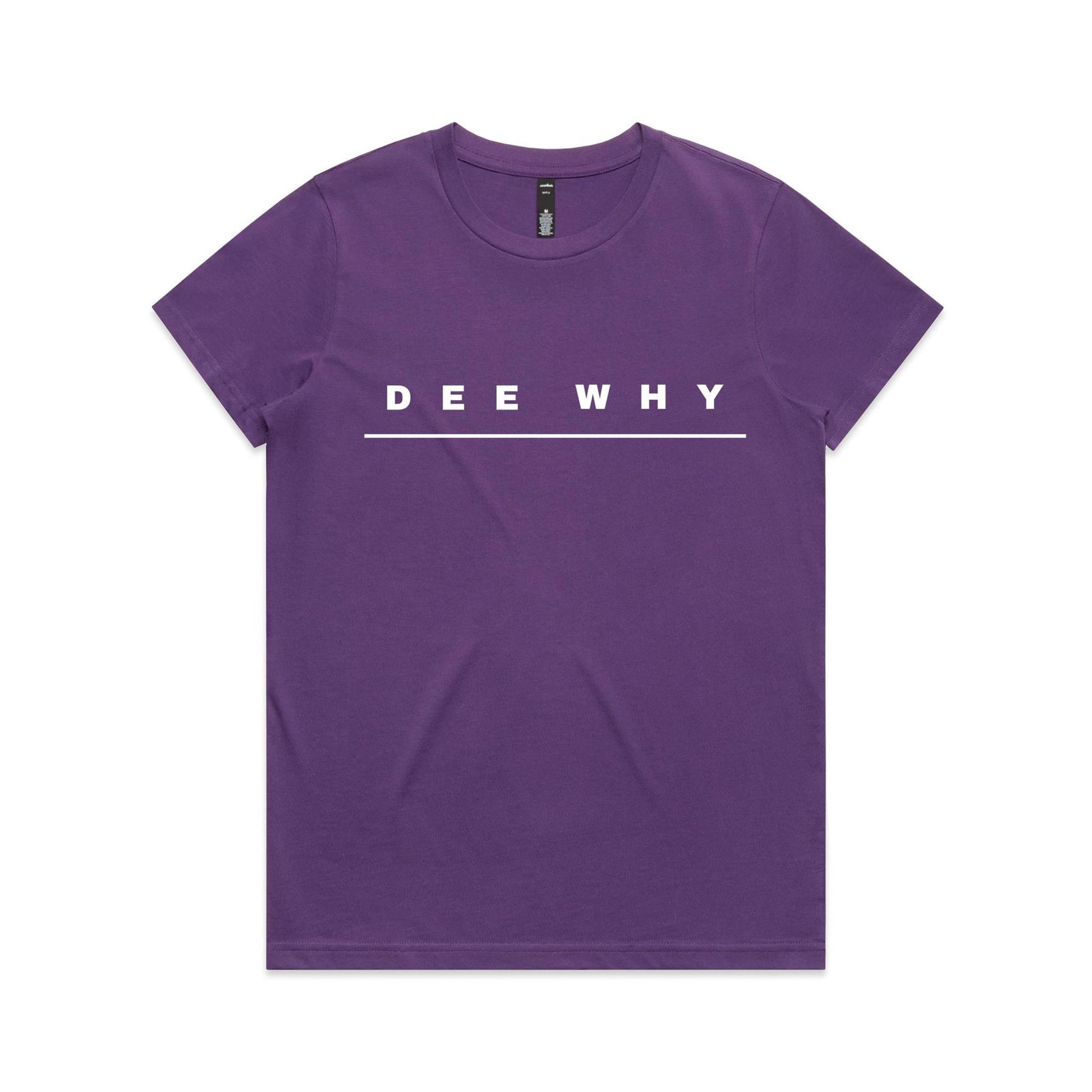 Lost Manly custom logo Dee Why edition AS Colour Women's Maple Tee - Lost Manly Shop