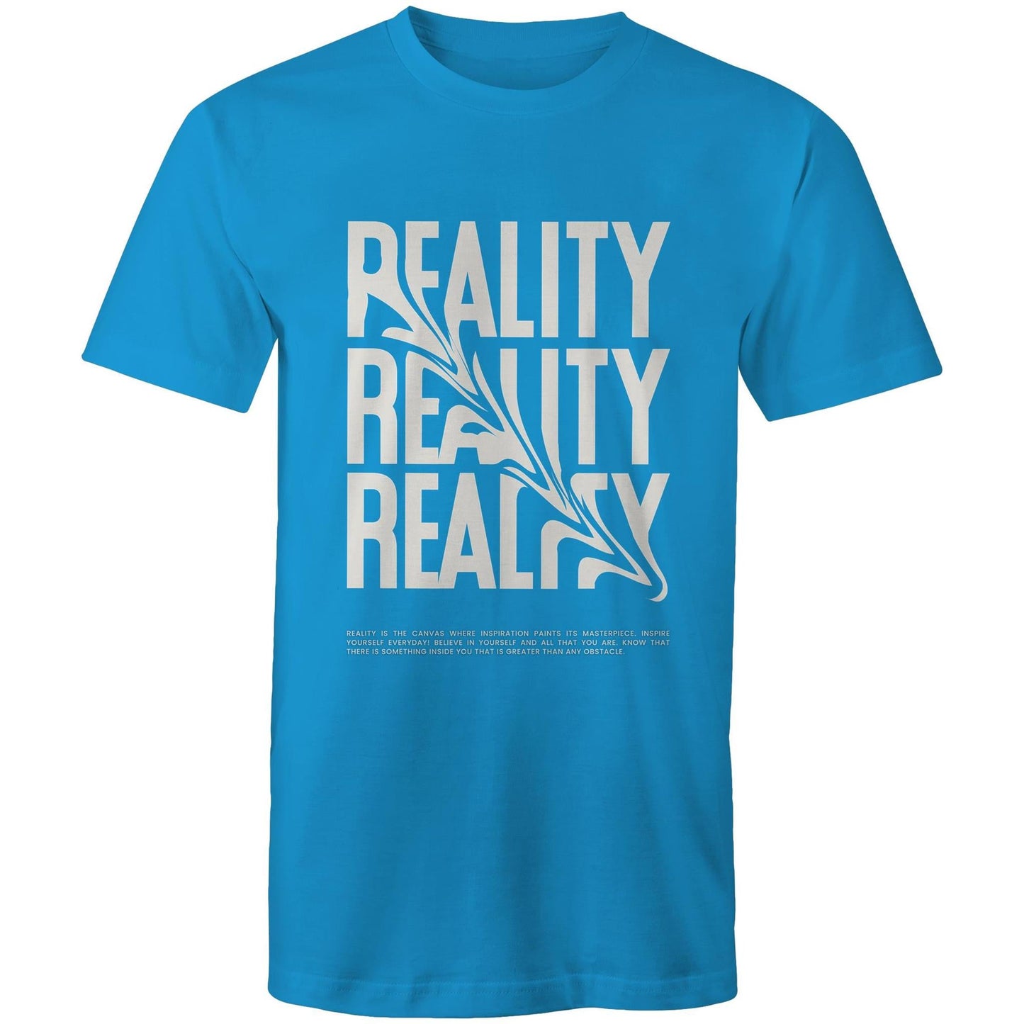 Mens T-Shirt Reality custom logo 