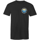 Bondi Born n Bred / Bilgola custom logos printed on AS Colour Staple - Mens T-Shirt 
