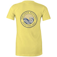 AS Colour - Women's Maple Tee South Curl Curl logo on change logo with our personalisation option - Lost Manly Shop