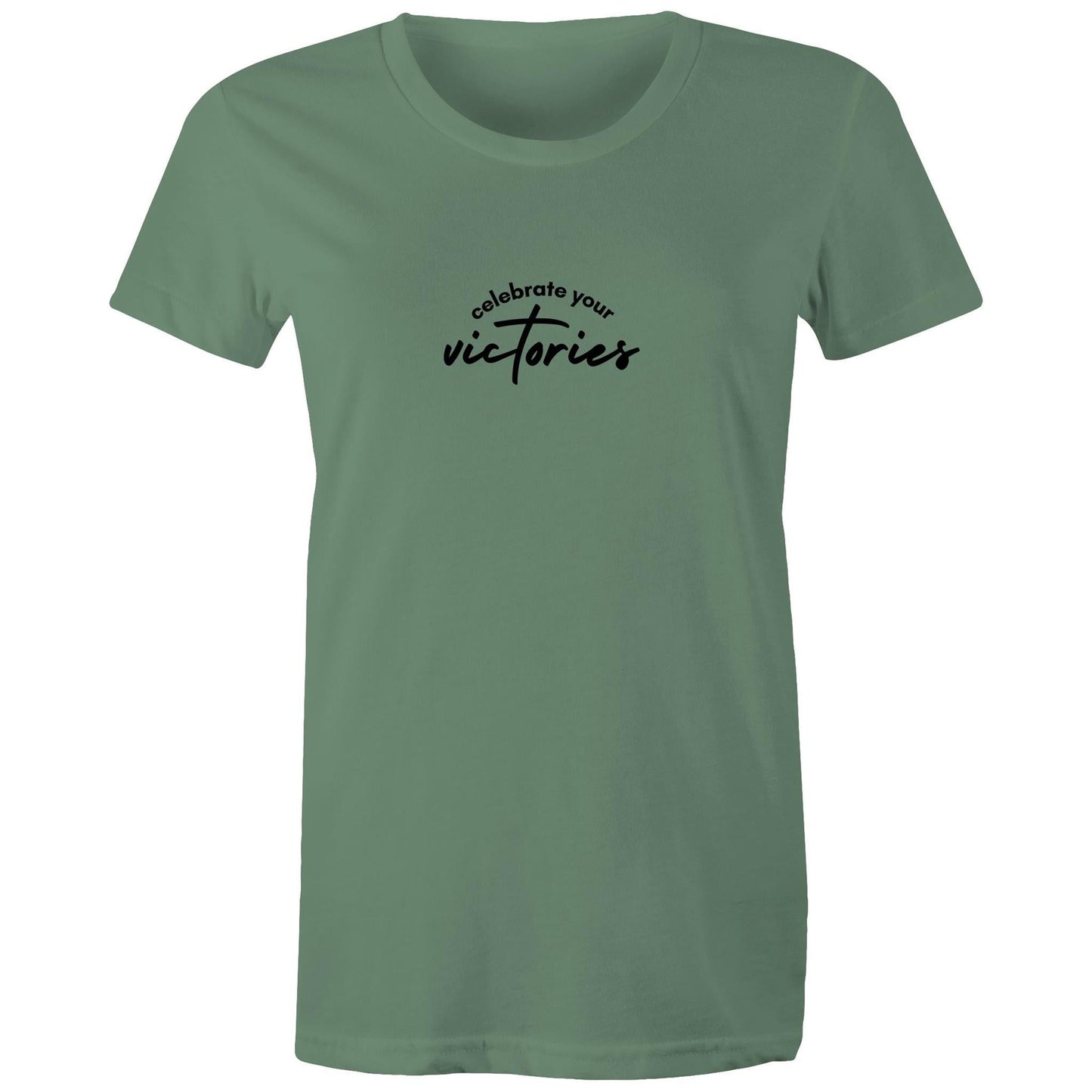 Women's Maple Tee Celebrate your Victories 