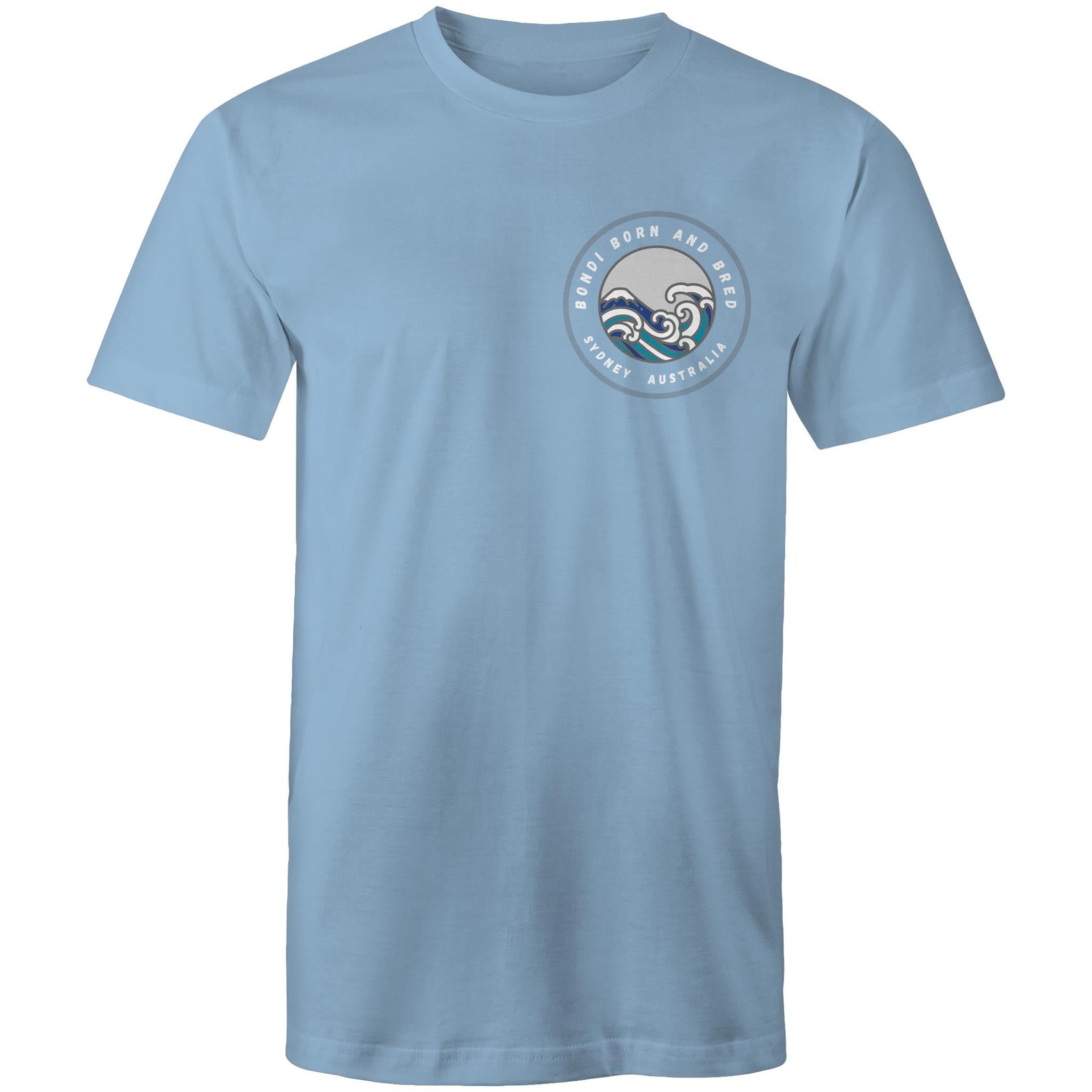 AS Colour Staple - Mens T-Shirt Bondi Born and Bred custom logo front Ogo Merch