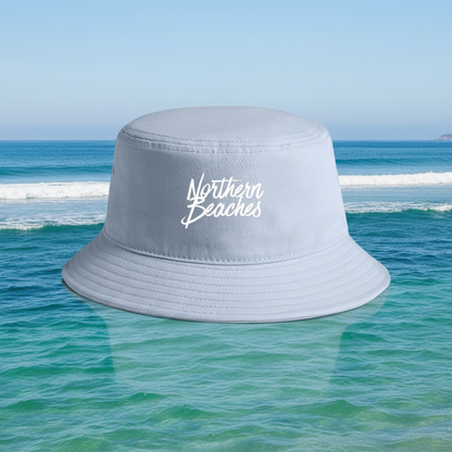 AS Colour Bucket Hat Northern Beaches white font 