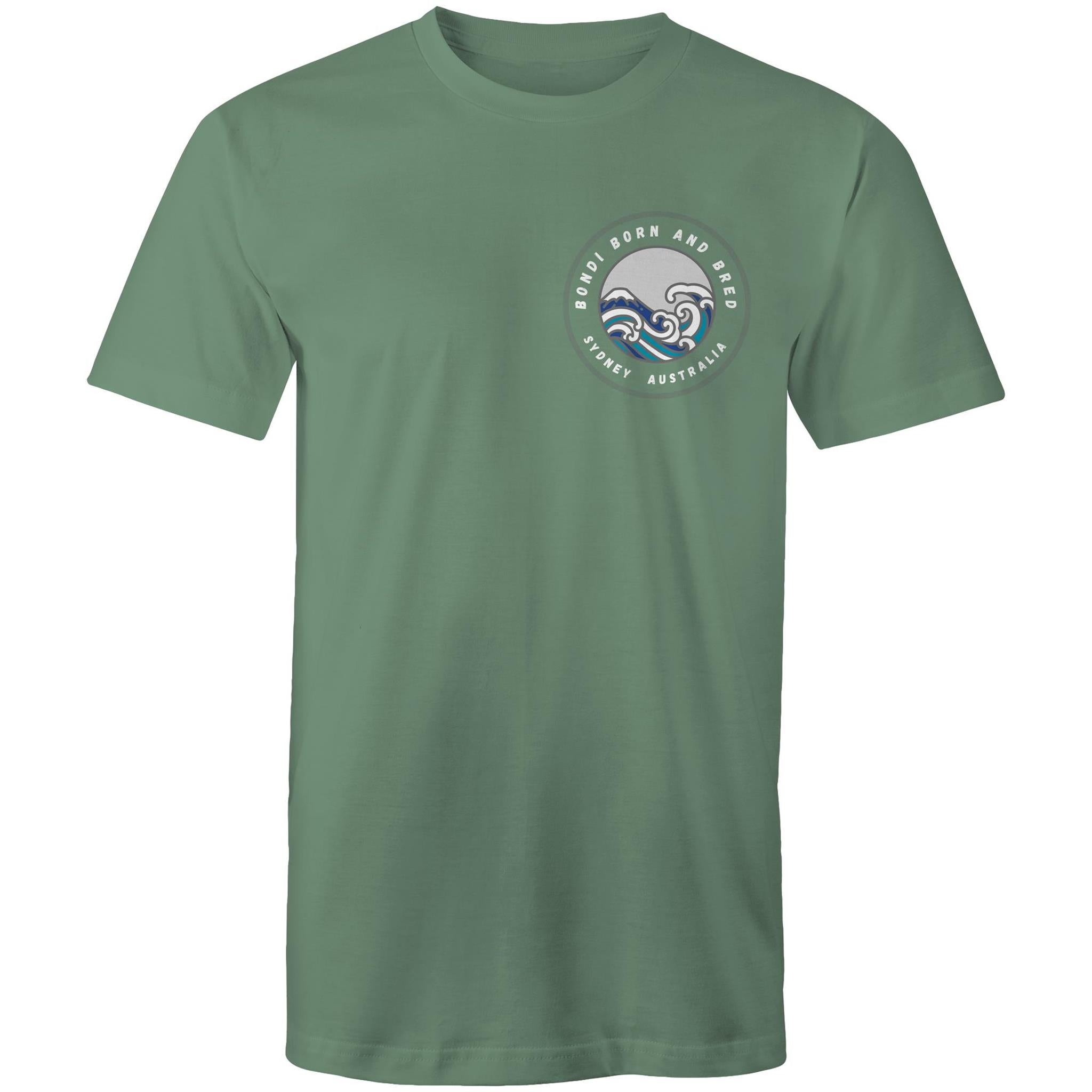AS Colour Staple - Mens T-Shirt Bondi Born and Bred custom logo front Ogo Merch