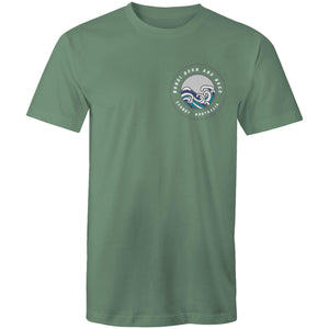 AS Colour Staple - Mens T-Shirt Bondi Born and Bred custom logo front Ogo Merch