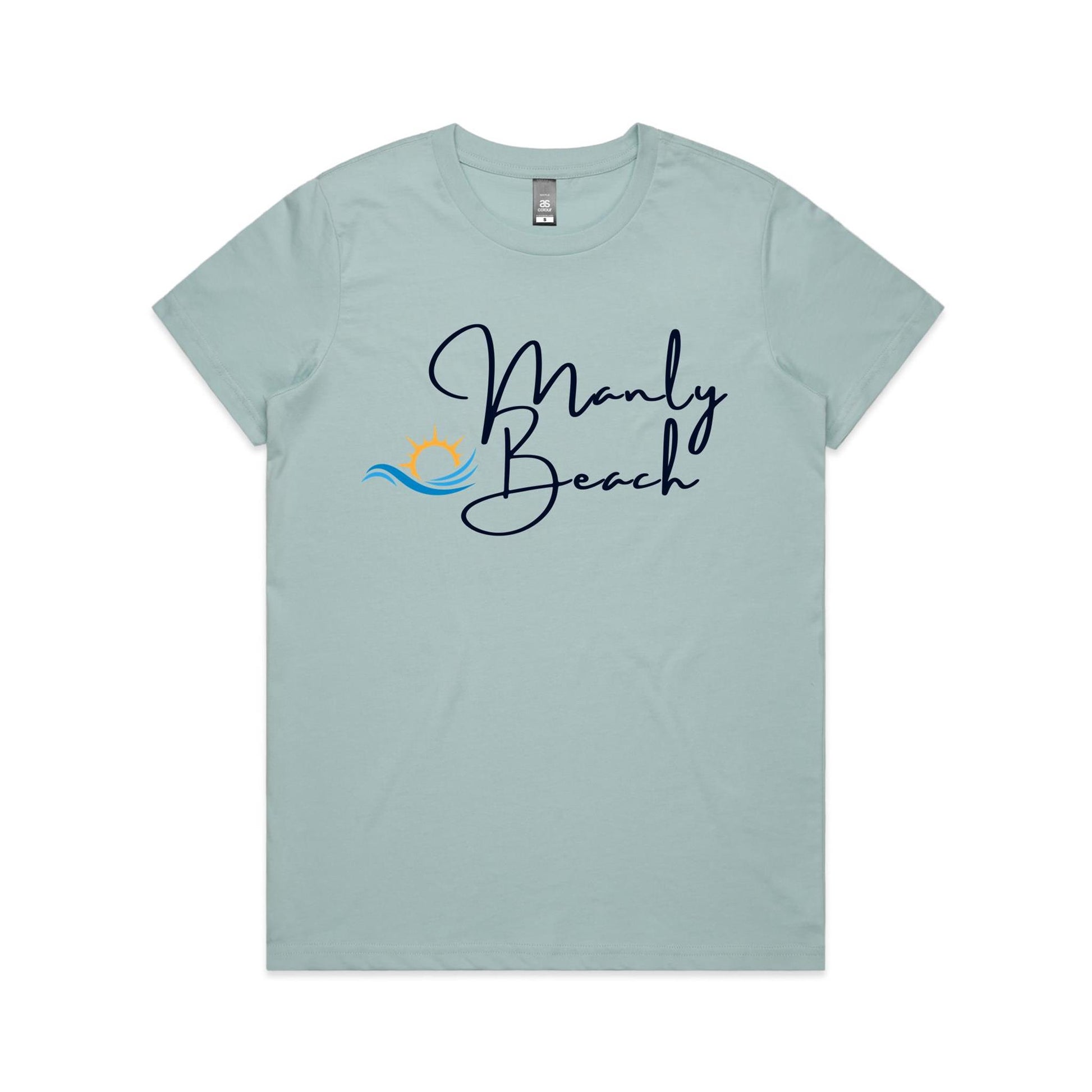 Lost Manly Custom Manly Beach Logo Limited Edition AS Colour Women's Maple Tee - Lost Manly Shop